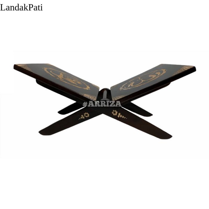 REKAL TEMPAT MEMBACA AL QURAN KAYU JATI ASLI LZN3