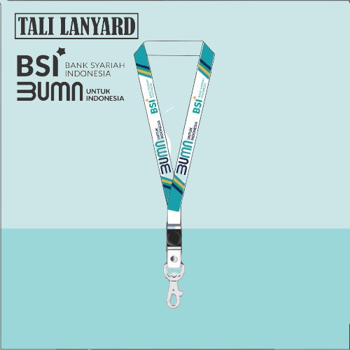 

TALI LANYARD BSI BANK SYARIAH INDONESIA - TALI ID CARD LOGO BSI BUMN GANTUNGAN KUNCI GANTUNGAN FLASHDISK GANTUNGAN NAMETAG TALI LANYARD BEST SELLER COD
