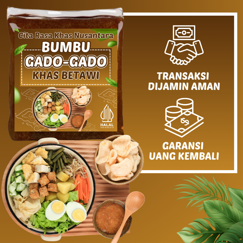 

Bumbu Gado-Gado Khas Betawi Solusi Praktis untuk Hidangan Lezat siap saji Nikmat, Praktis dan Sehat