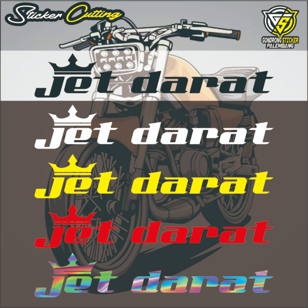 Sticker Cutting JET DARAT Stiker All Motor Rx King