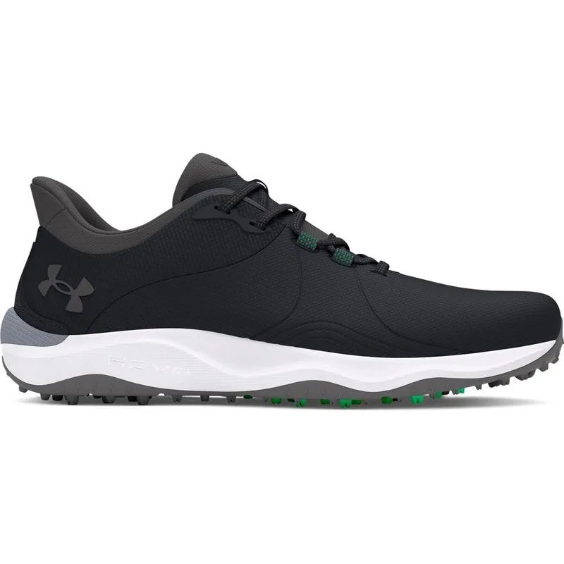 Sepatu Golf Pria UnderArmour Drive Pro Spikeless- Black  (3026920-002)