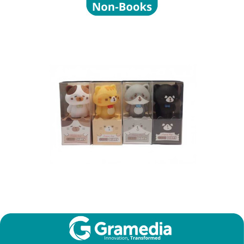 

[Gramedia Cijantung] KAKO CATS DIARY PENCIL SHARPENER KK7036