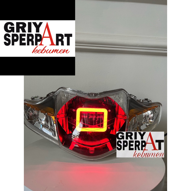 Lampu depan Honda revo absolute led  2010 2011 2012