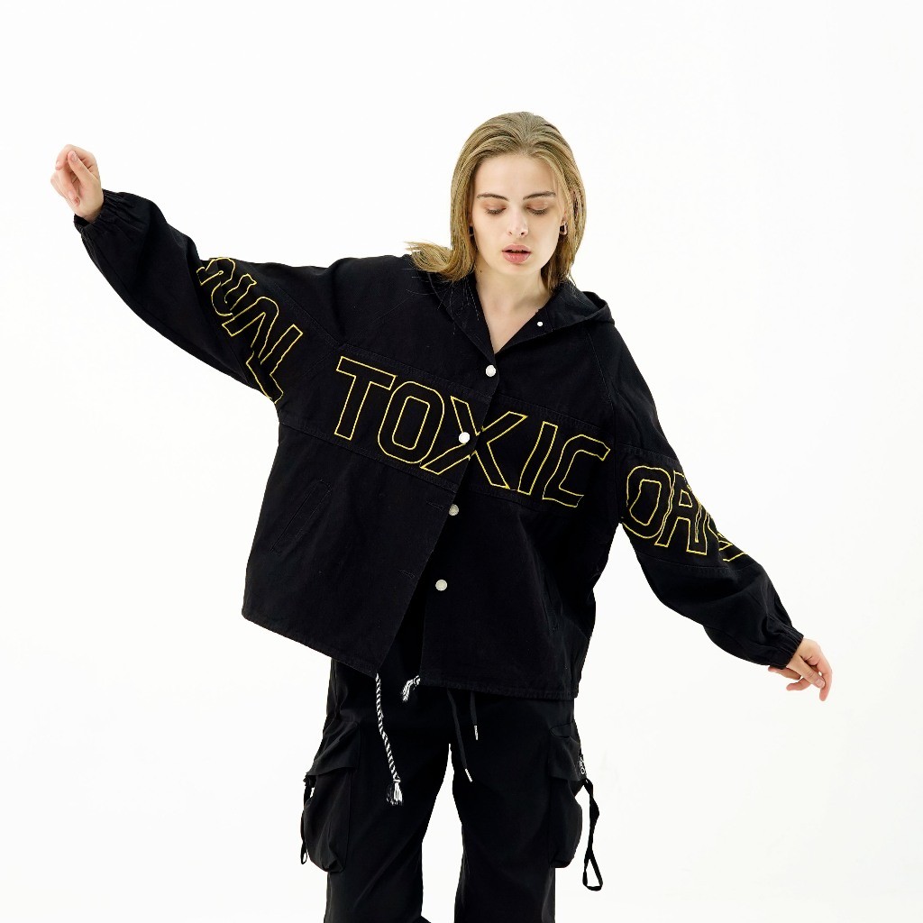 [BEST DEALS] AMR ORIGINAL -  JAKET JEANS ORIGINAL STYLE TOXIC 2205 - DENIM JACKET BOYFRIEND HOODIE