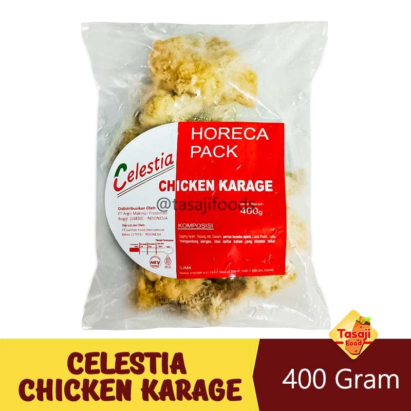 

Celestia Chicken Karage 400 Gram Horeca Pack