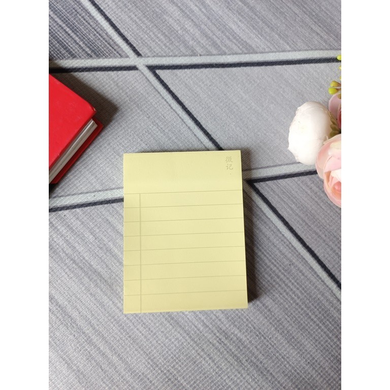 

Paperluxe Sticky Notes Memo Pad 10x7.6 cm Isi 80 Lembar / Memo Pad Garis 80 Lembar / Sticky Notes Garis