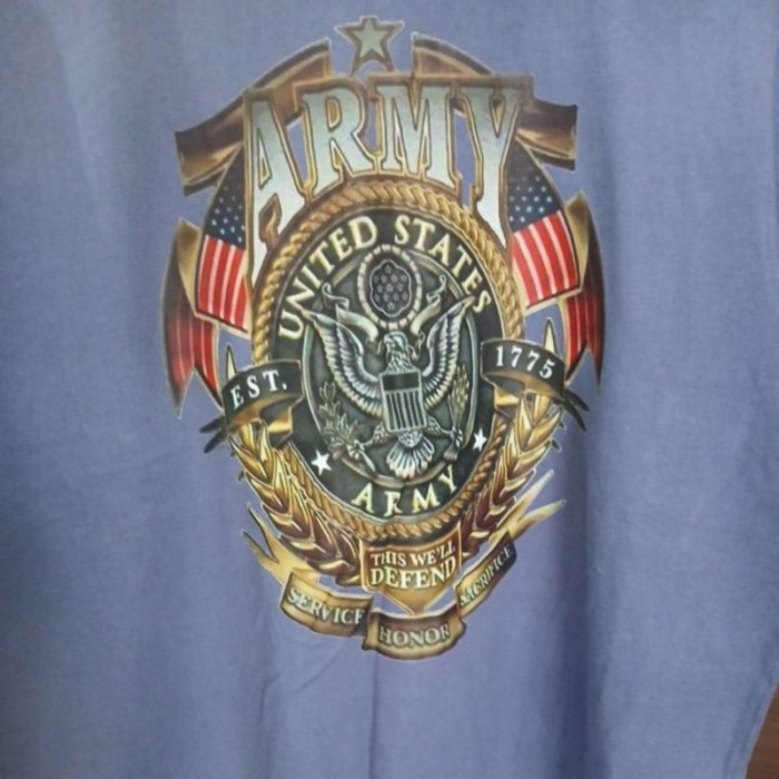 Kaos katun DCK_35 second Original  warna navy super tebal kerah masih kencang LD 124cm Pjg 72cm mulu