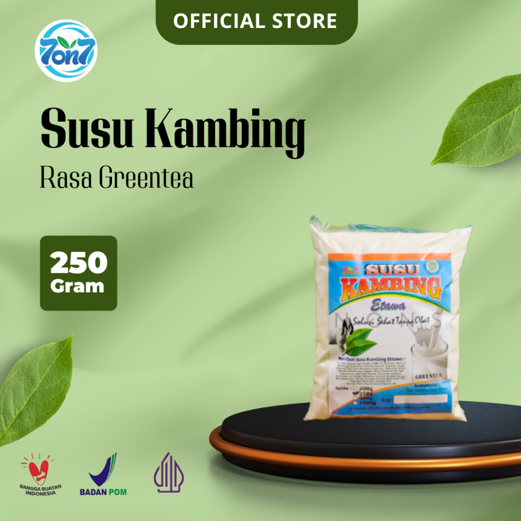 

Susu Kambing Rasa Greentea 250gr Produk Asli Halal BPOM