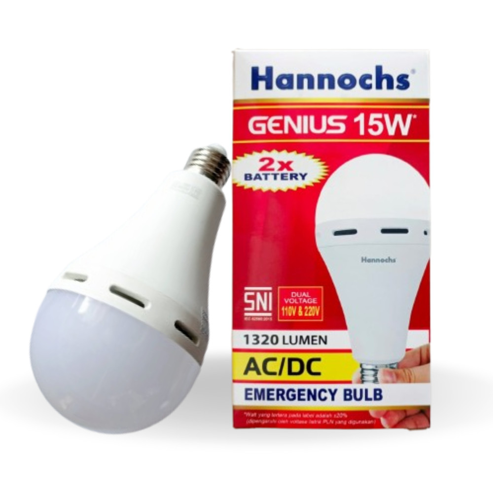 LAMPU HANNOCHS GENIUS EMERGENCY 15W HN EMERGENCY 15 WATT