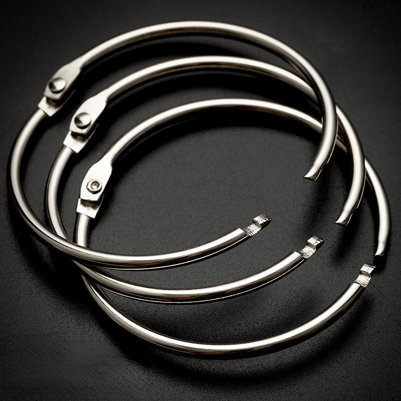 

5pcs/set Metal Book Rings Loose Leaf Binder Papers Binding Rings for Loose Leaf Notebook Diary Book Binder Clips Rings