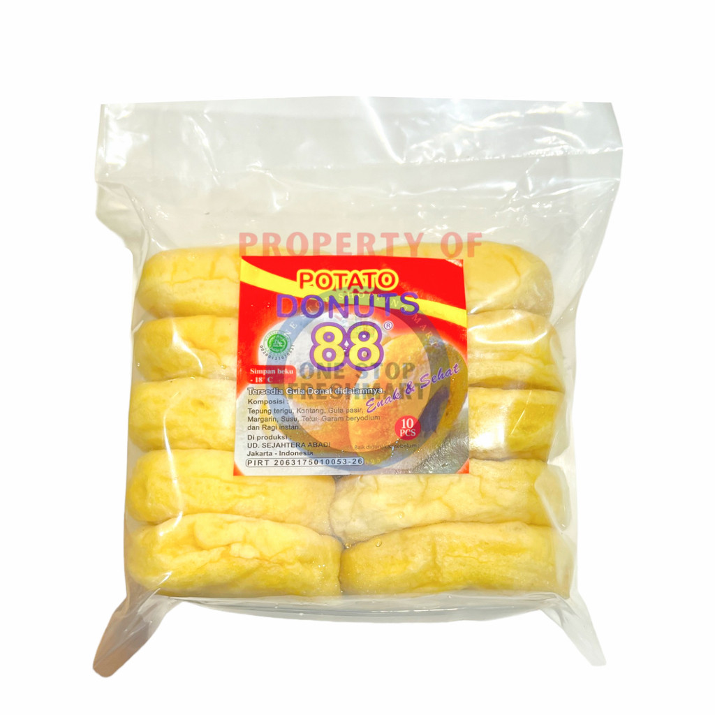

POTATO DONUT 88 DONUT GULA ISI 10PCS