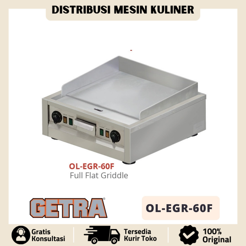 COUNTER TOP ELECTRIC GRIDDLE GETRA OL-EGR-60F FULL FLAT GRIDDLE