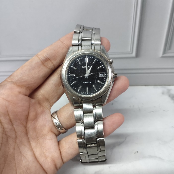 (Rusak Mati Total) Seiko Kinetic 5M42-0H20 Original
