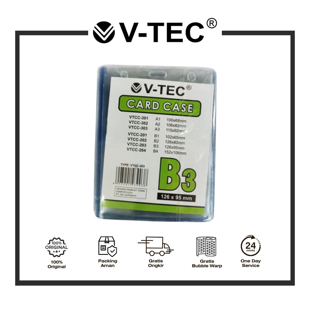 

ID CARD V-TEC B3 126 X 95 MM