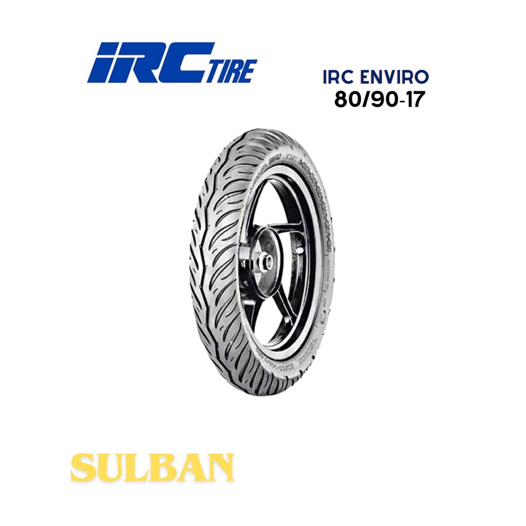 Ban Motor IRC ENVIRO NR 91 size 80/90 R17 - Tubeless Ban Belakang  Supra x 125, Revo, Blade 125, Jup