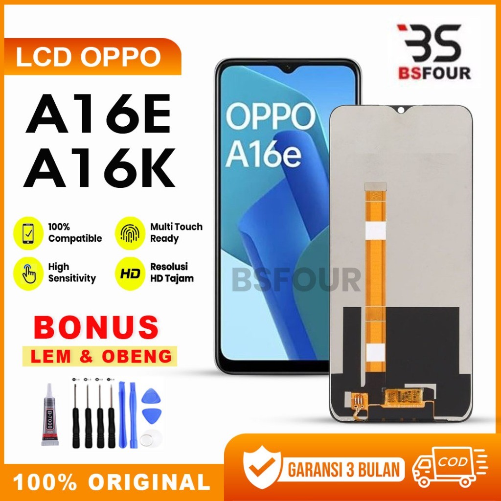 LCD OPPO A16E / A16K FULLSET TOUCHSCREEN ORIGINAL