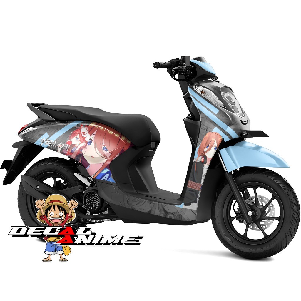 Decal Stiker Genio Full Body Sticker Genio Full Skotlet Variasi Anime - Nakano Miku