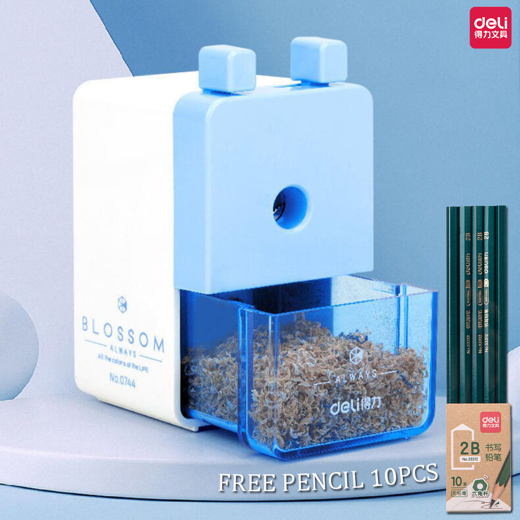 

Deli Combo Set Rautan Putar + 10pcs Pensil 2B