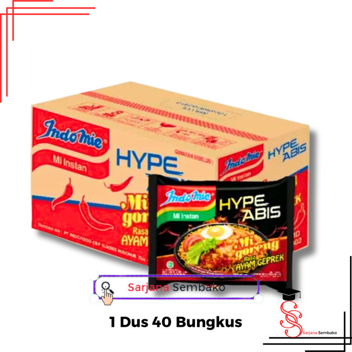

Indomie Goreng Ayam Geprek - 1 Dus 40 Pcs