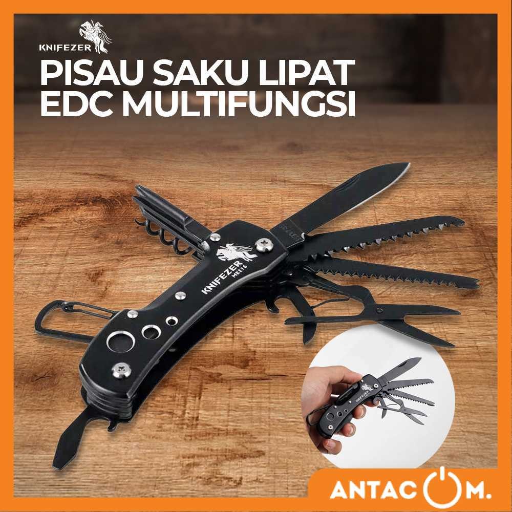 Pisau Swiss Army Pocket Knife EDC Multifungsi