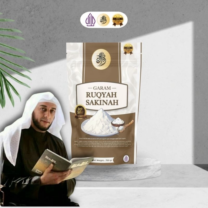 

Sakinah Garam Ruqyah Asli 750 Gram| Memperlancar Rezeki