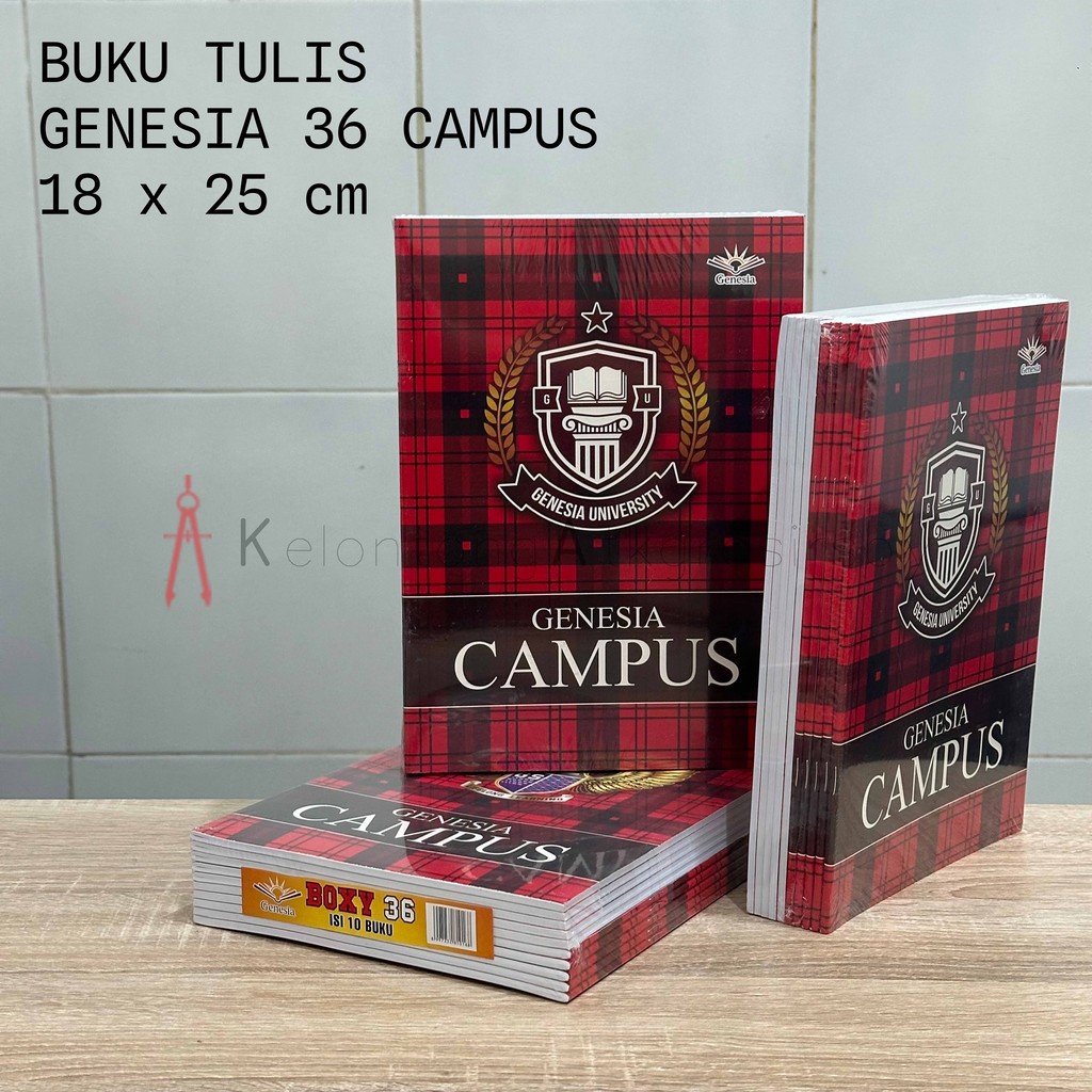 

Buku Tulis (10 buku) Genesia 36 Campus