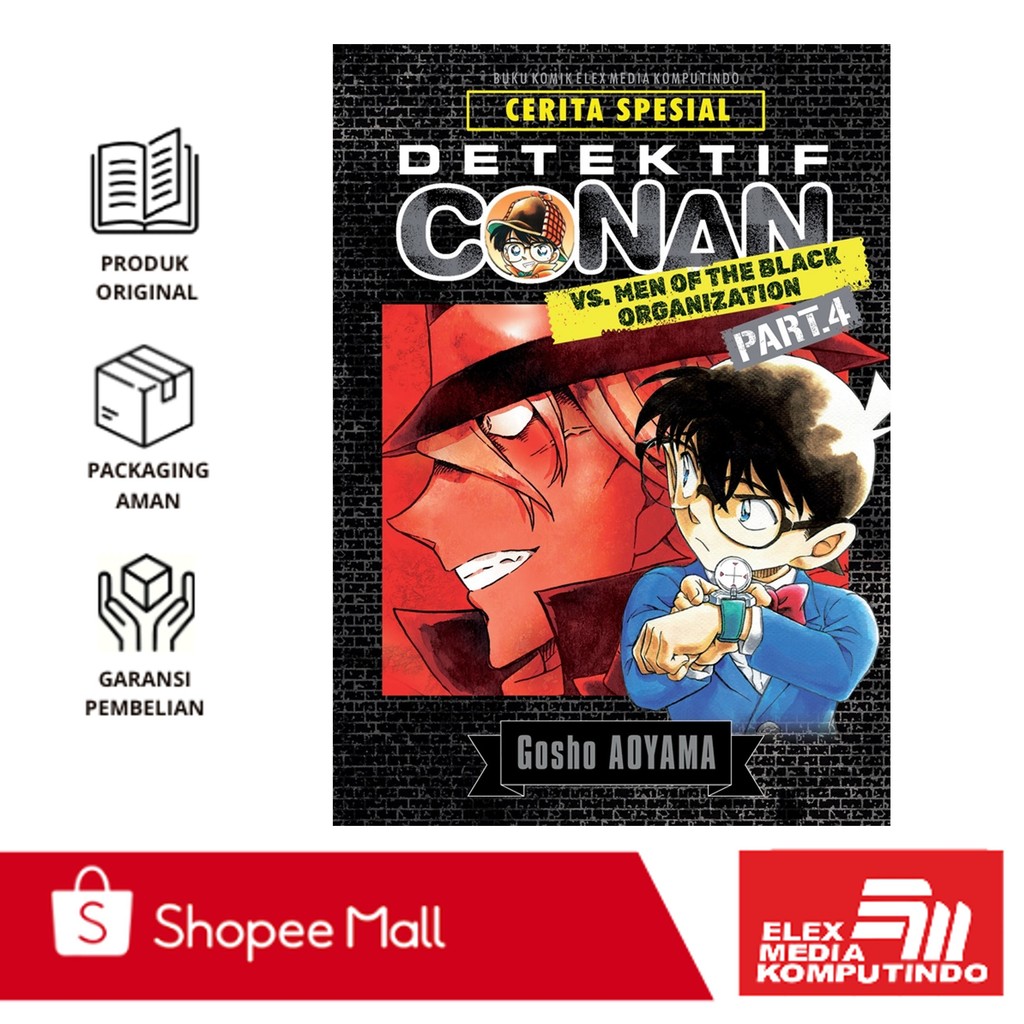 Elex - Detektif Conan VS Men of the Black Organization Vol. 04 (Aoyama Gosho)
