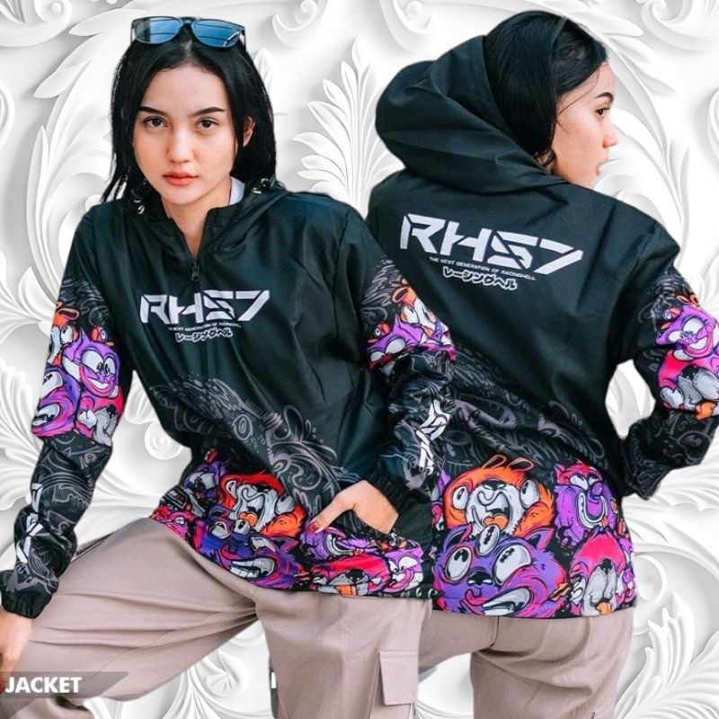 Promo Jaket Racing Hell Printing/Racing Hell/Jaket Motor Racing Hell/Jaket Racing Hell RH57 Jaket Ba