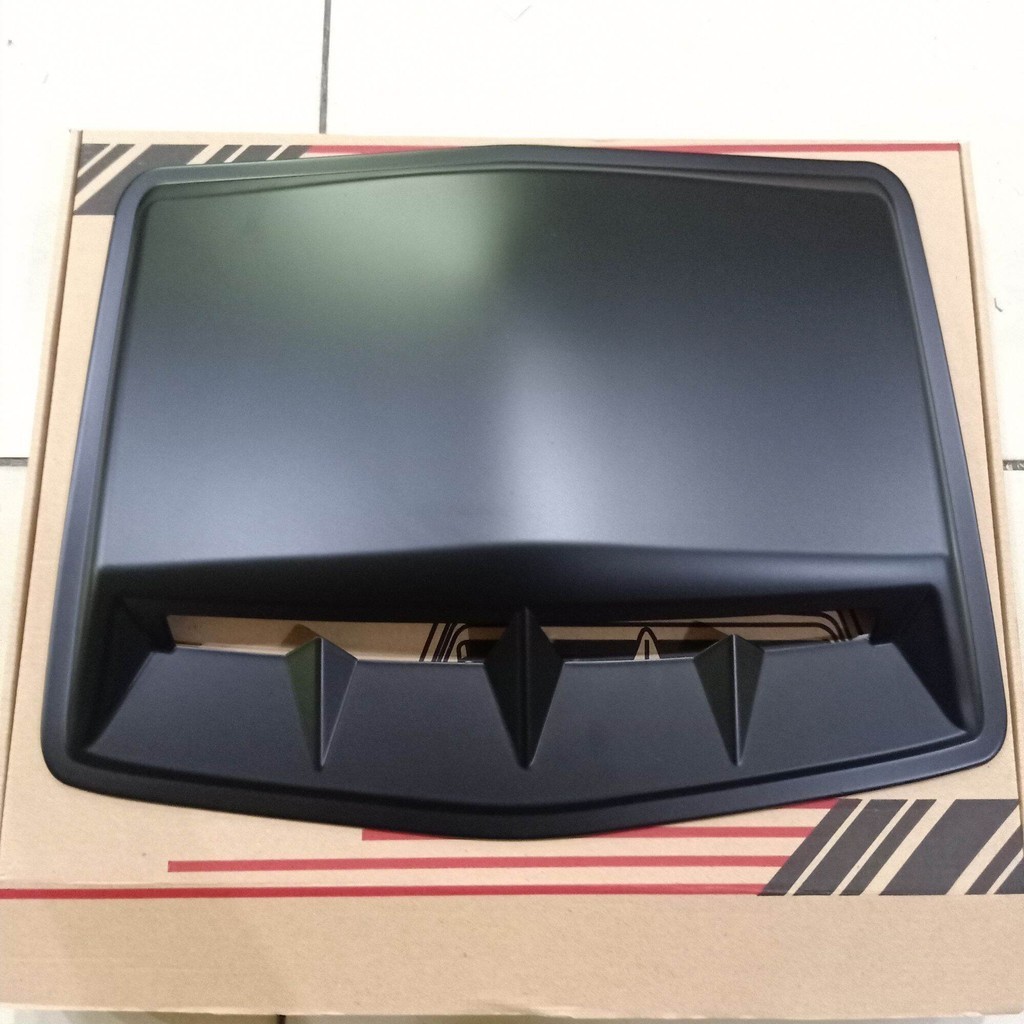 Air Flow Air Scoop Kap Mesin Mobil Toyota Fortuner Warna Hitam Model Sporty