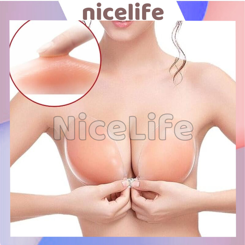 Silicon Bra / Silicone Push Up Tebal / Bikini Push-Up Pad Bra Pads Magic / Bh Tempel / Invisible Boo