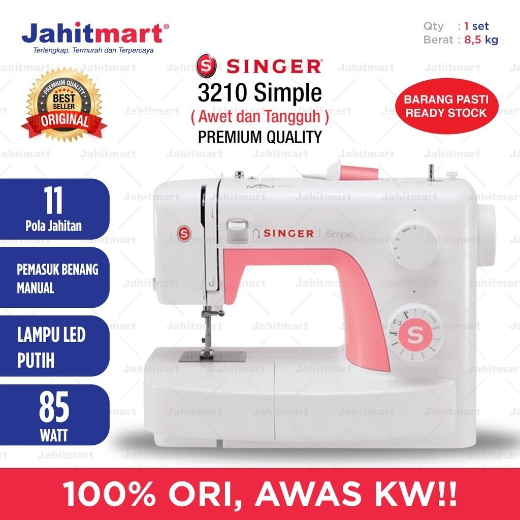 Mesin Jahit Singer 3210 Portable