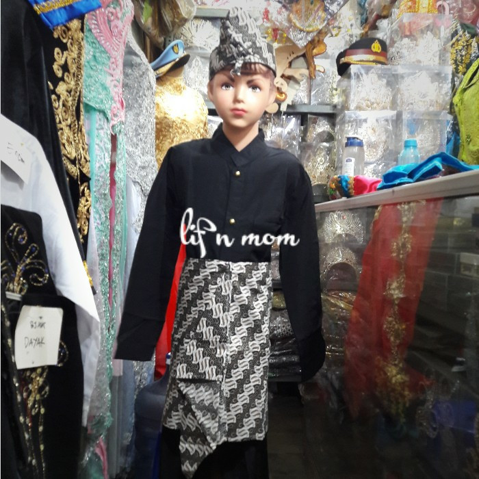 Promo Terlaris~ Pakaian adat sunda // pakaian sunda // baju adat sunda anak XXL - Cokelat, M