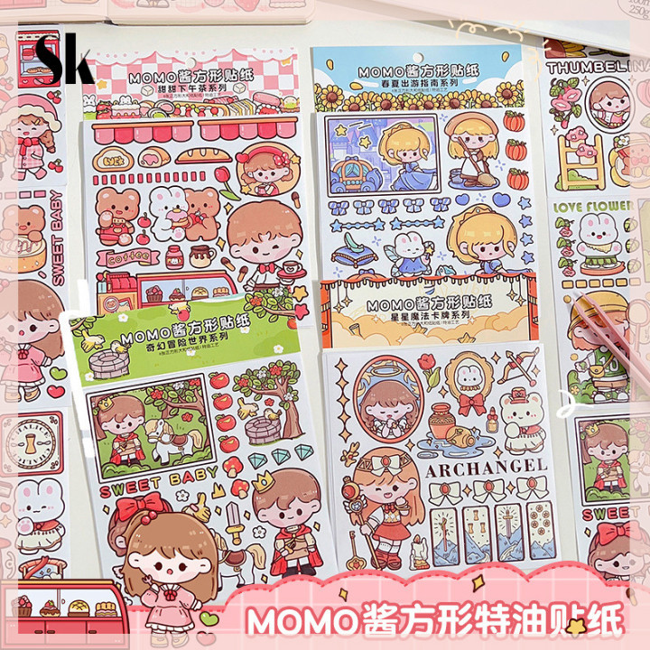 

SKSHOP Stiker MOMO Series Lucu DIY - SK066