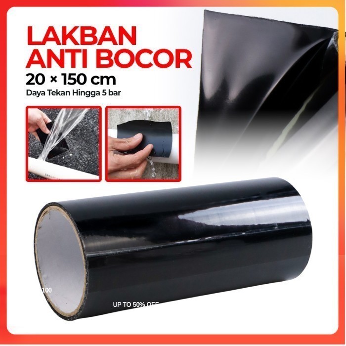 

Lakban Anti Bocor Waterproof Super Strong Repair Tape 20x150cm - Black