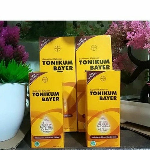 Tonikum Bayer Syrup Multivitamin Penambah Darah 100% Original ( 330 Ml,100 Ml ) AMAmart_Murah