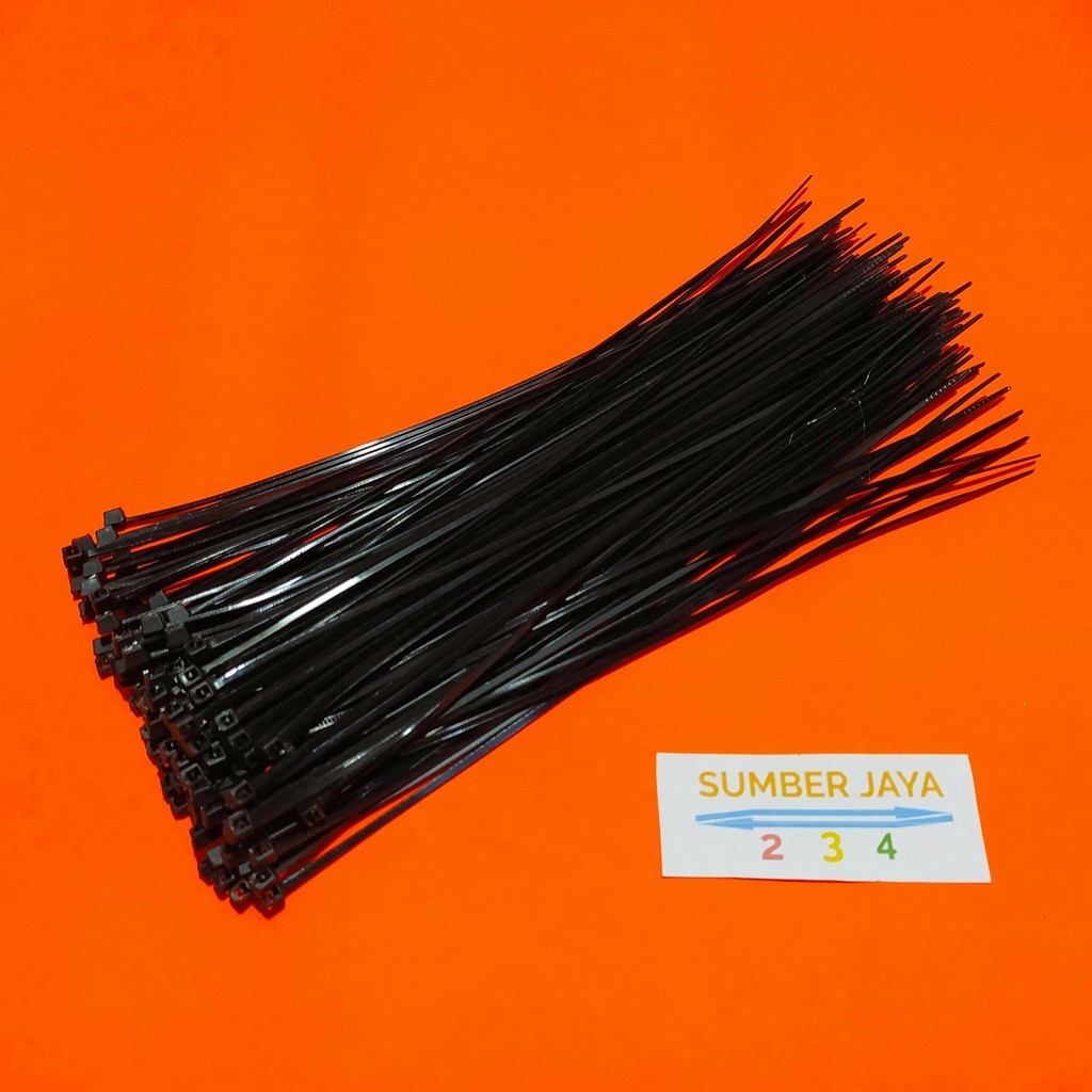 

Kabel Ties 20 CM HITAM isi 100 PCS 3 X 200 TERMURAH