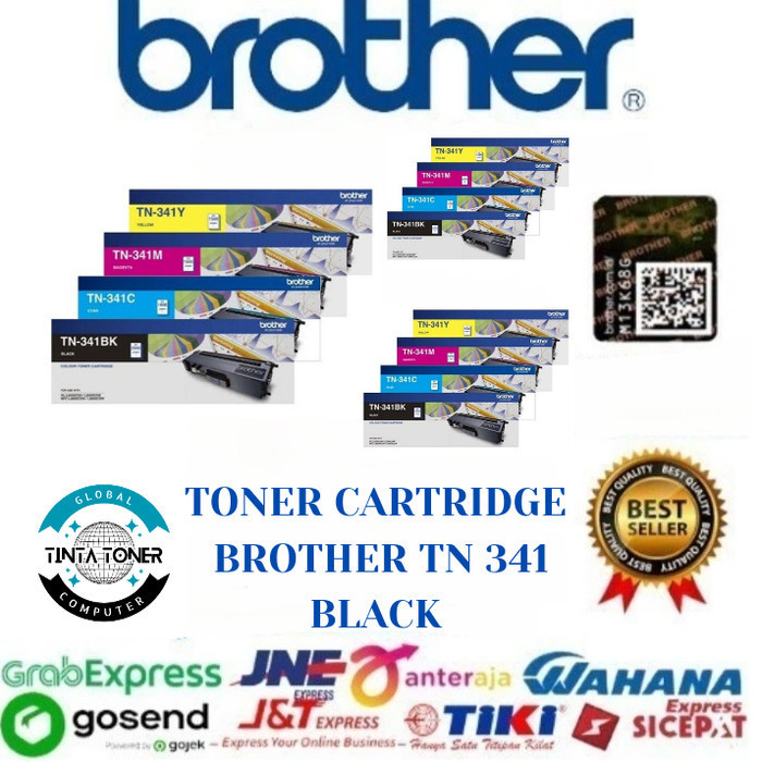 TONER CATRIDGE BROTHER TN 341 BLACK DAN COLOR ORIGINAL