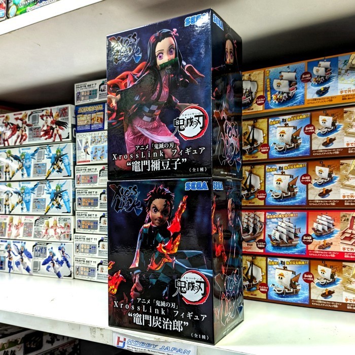 XrossLink Figure Kimetsu No Yaiba - Tanjiro & Nezuko Kamado Set