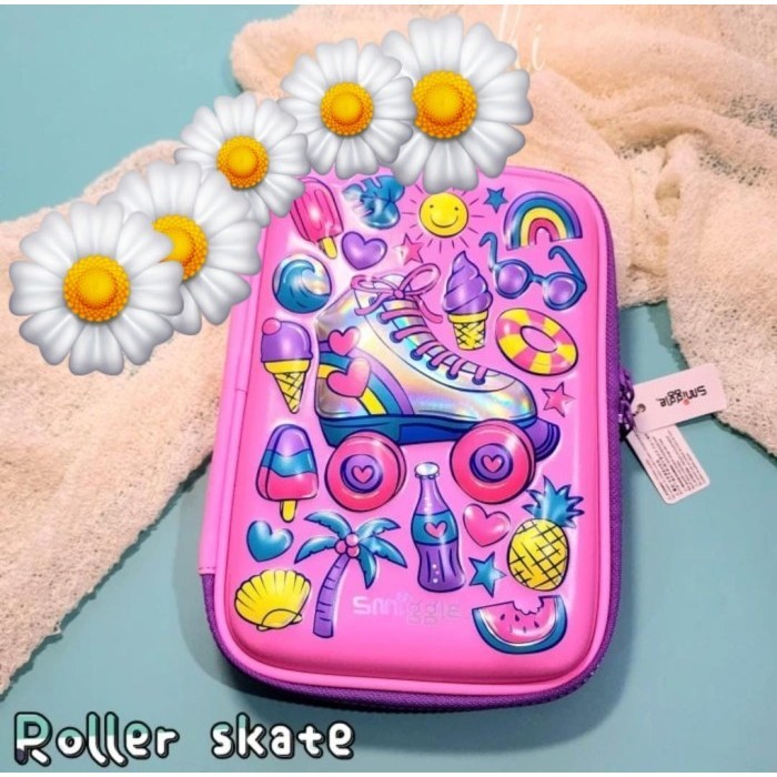 

KOTAK PENSIL TEMPAT PENSIL ORIGINAL SMIGGLE 3D HARDCASE EVA WATERPOOF - ROLLER SKATE