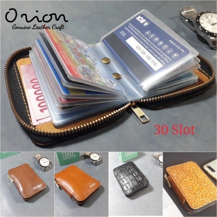 

Terbaru Dompet Kulit Kartu Banyak Leather Card Holder Zipper Terlaris
