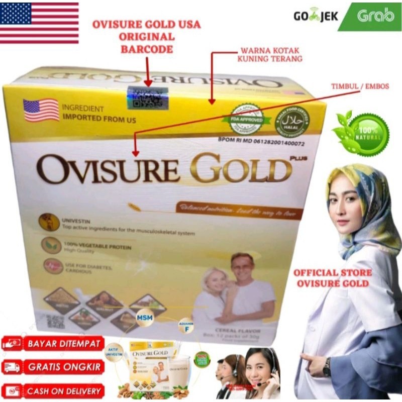 

Ovisure Gold Asli Original Susu Untuk Kesehatan Tulang Persendian Syaraf Kejepit Resmi BPOM