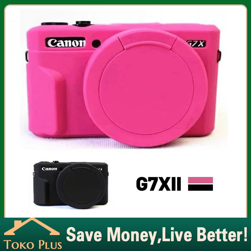 Softcase Canon G7Xii G7X2 Case with Cap Cover Case Silicone Canon G7Xii