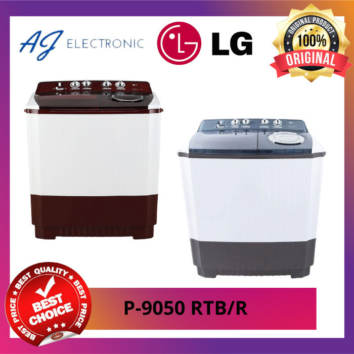 MESIN CUCI LG P-9050 / LG9050 , 2 TABUNG 9 KG