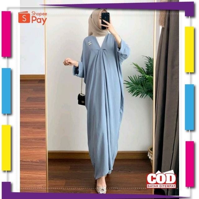 KAIN LEMBUT HALUS ADEM TEBAL / Kaftan Crinkle Airflow Gamis Kaftan