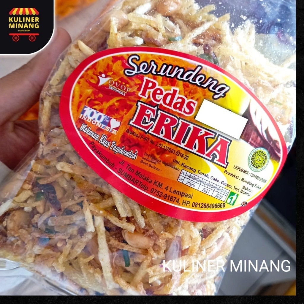 

Serundeng Kentang ERIKA Pariaman Snack Kuliner Minang Kabau