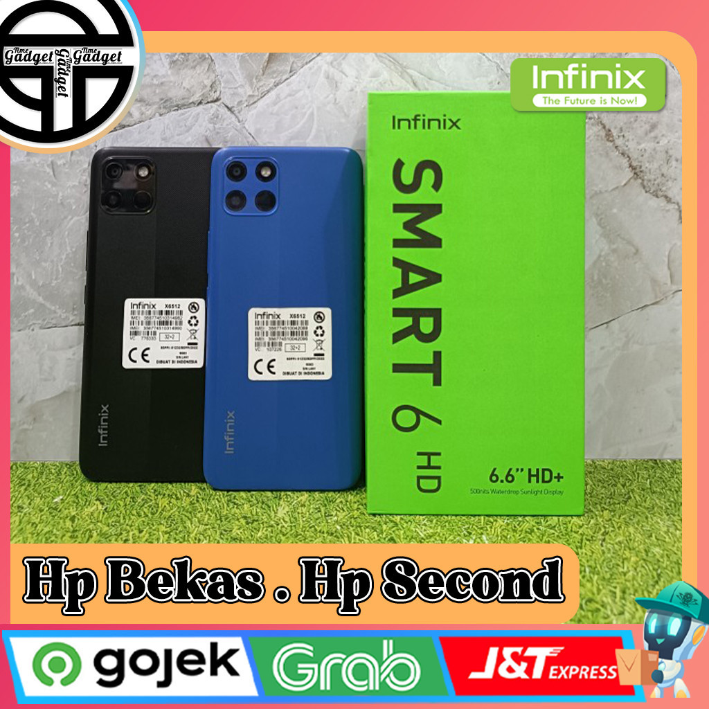 Infinix Smart 6 HD | Smart HD Ram 2 Rom 32GB Second Original Resmi Indonesia