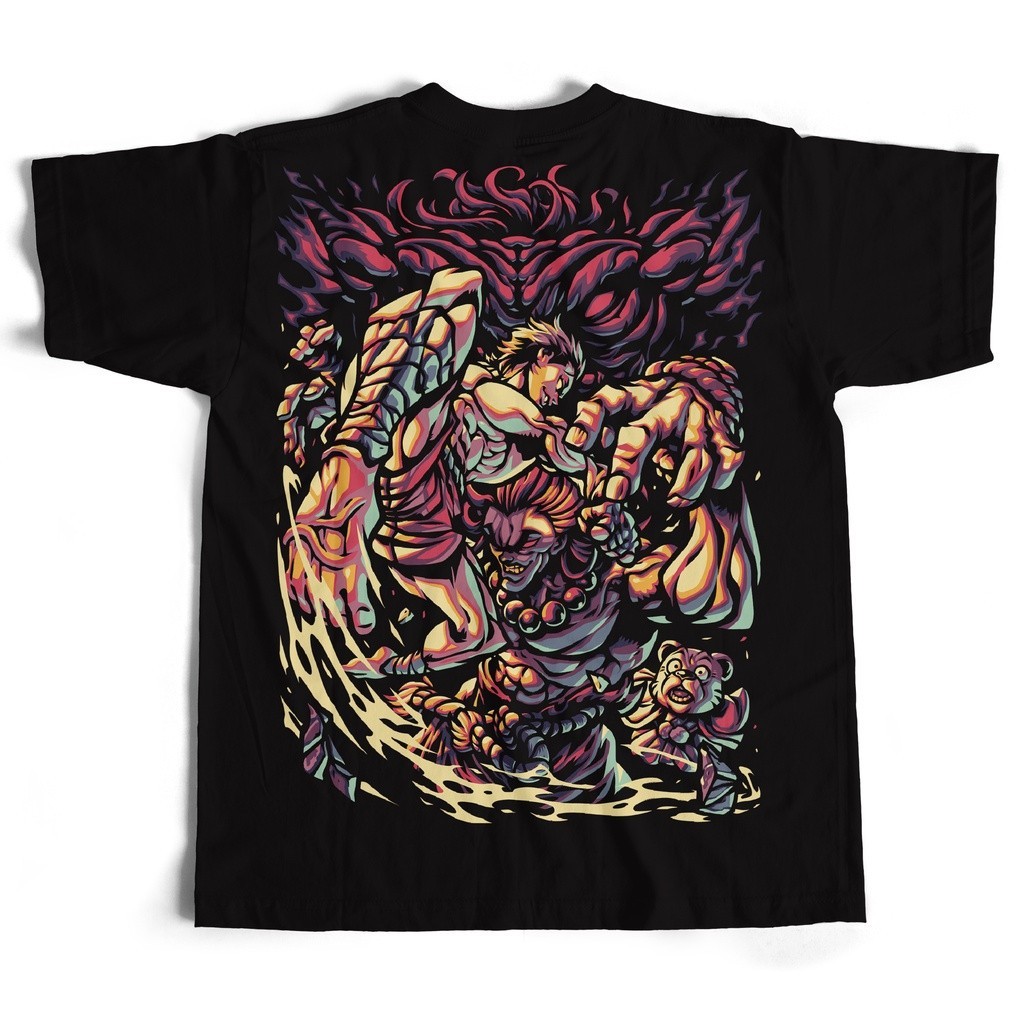 original design Fashion Oversize T-Shirt ANIME INSPIRED TEE BAKI Unisex T-shirt