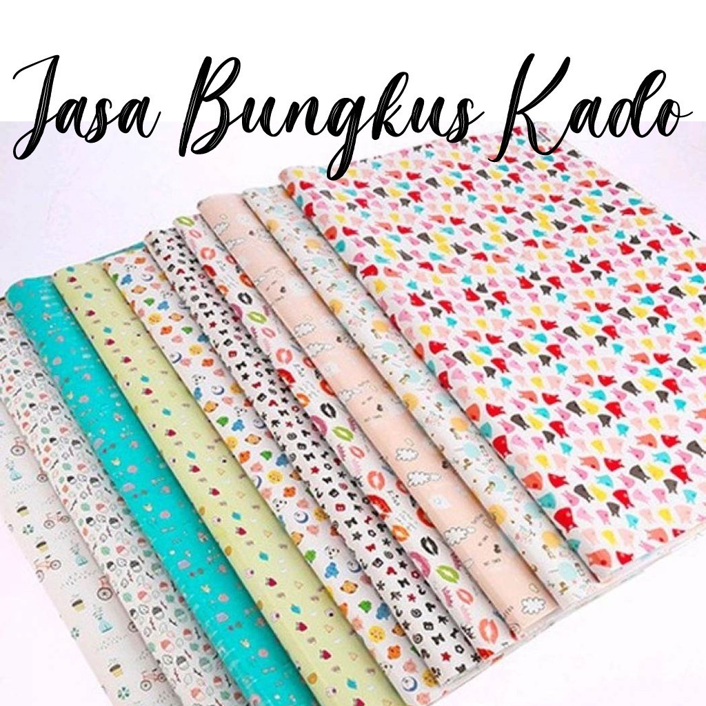 

JASA BUNGKUS KADO GIFT WRAP (BACA DESKRIPSI)
