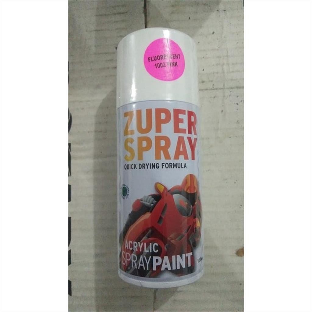 Cat Semprot Zuper Spray Fluorescent Pink Stabilo Fosfor 150cc P1002