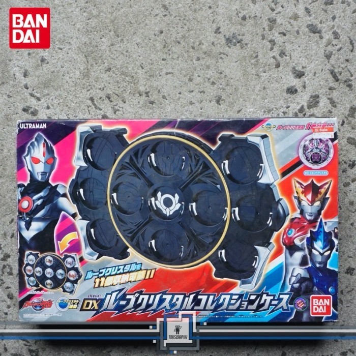 Bandai Ultraman R/B DX Rube Crystal Collection Case Rosso Blu